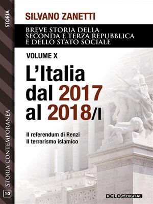 cover image of L'Italia dal 2017 al 2018 / I